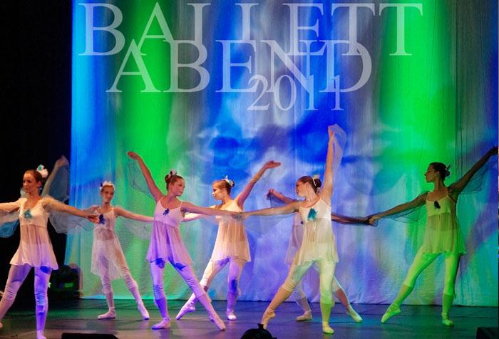 Tanzgruppe Ballettabend